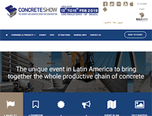 Tablet Screenshot of concreteshow.com.br